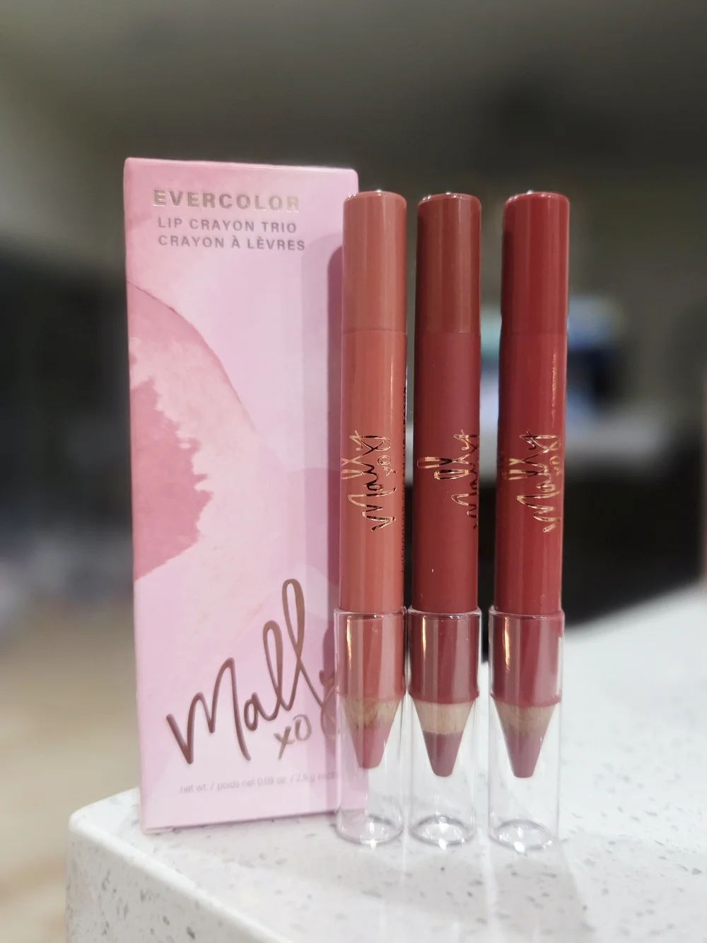 Evercolor Mally XO Lip Crayon Trio - Pink, Rose, Mauve